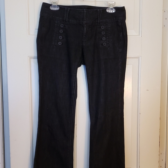 Ann Taylor Modern Boot Dark wash Jeans waist 31 - Picture 3 of 6